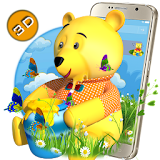 Teddy Bear Cartoon 3D Theme icon