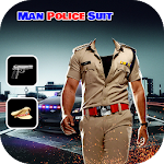Cover Image of ダウンロード Men Police Suit Photo Editor  APK