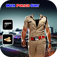 Men Police Suit Photo Editor