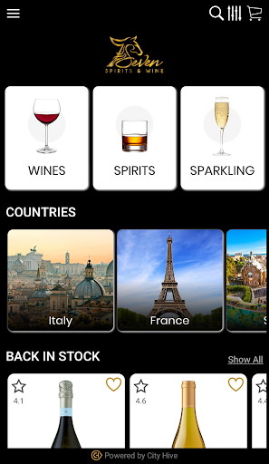 Seven Spirits & Wine Screen 2