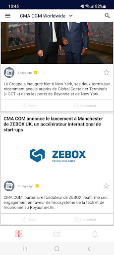 MySociabble CMA CGM Screen 2