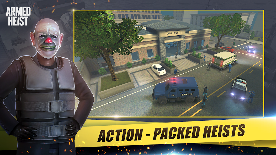 Armed Heist: Shooting games 3.0.6 APK + Mod (Unlimited money) untuk android