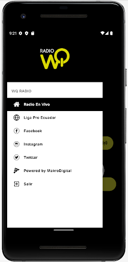 WQ radio Screen 3