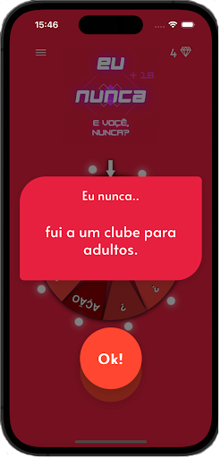 Eu Nunca - Drinking Game Screen 2