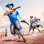 Western Cowboy Gun Fighter Gang Shooting Game 3D