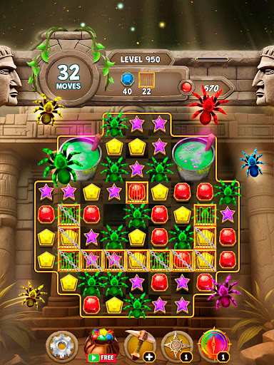 Jewel Raider: Temple Match 3 screenshot 10