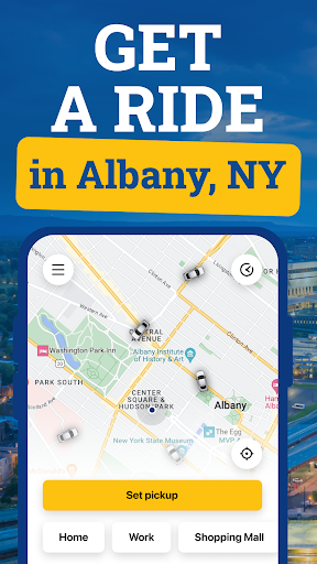 Android application RideNY: Taxi Albany, New York screenshort