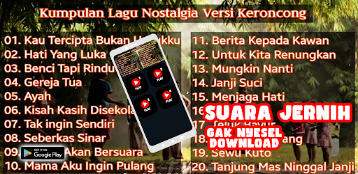 Lagu Keroncong Kenangan Mp3 for PC / Mac / Windows 11 10 8 7 Free