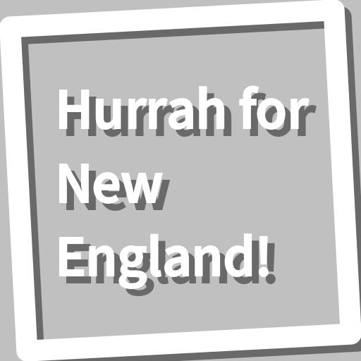 Book, Hurrah for New England! logo