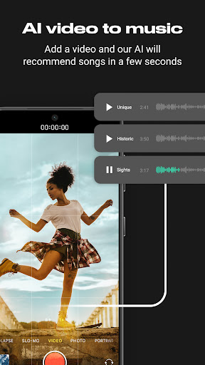 Android application Loudly Royalty-Free Music screenshort