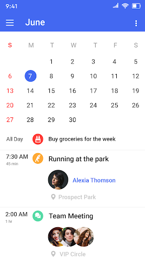 Calendar Screen 3