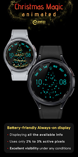 Christmas Magic - watch face screenshot 2