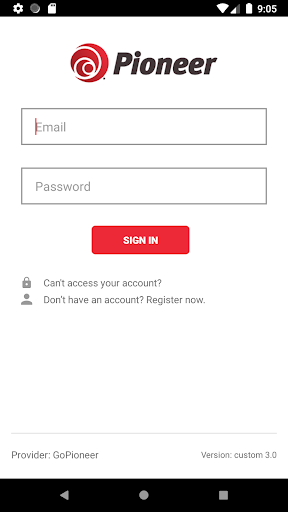Screenshot of GoPioneer