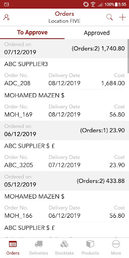 StockTake Online Screen 3