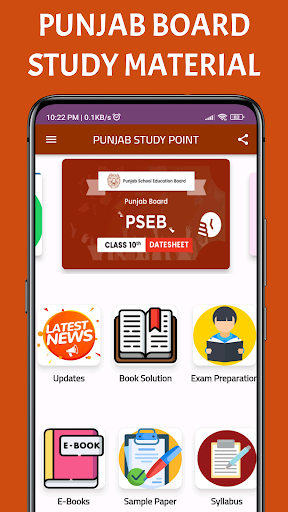 Android application Punjab Book & Sol. Study Point screenshort