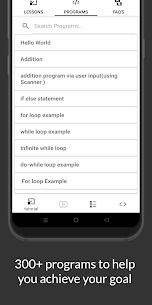 Leer Java-programmeren (inclusief compiler) Apk (betaald) 5