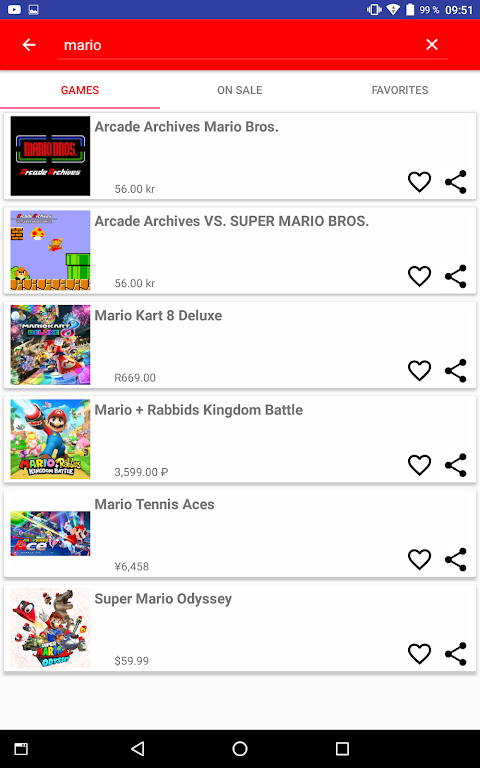 Switch eShop Prices APK for Android Download