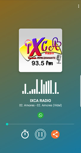 Android application IXCA RADIO screenshort