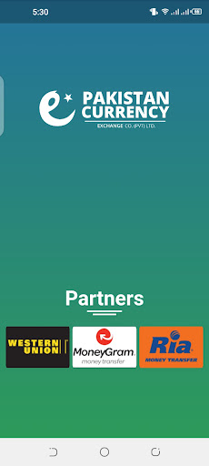 Android application Pakistan Currency Exchange screenshort