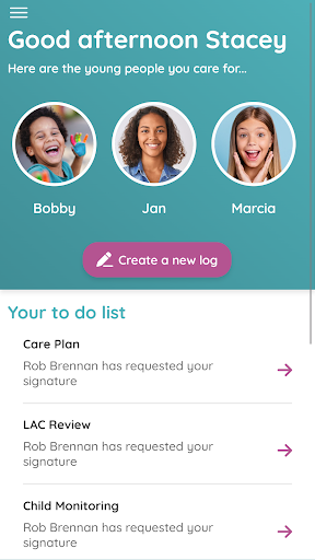 Android application Intuitivecare For Carers screenshort
