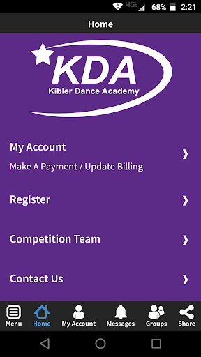 Kibler Dance Academy Screen 2