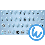 Waterdrops keyboard image icon