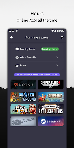 SteamX - Card Farmer for Steam Screen 3
