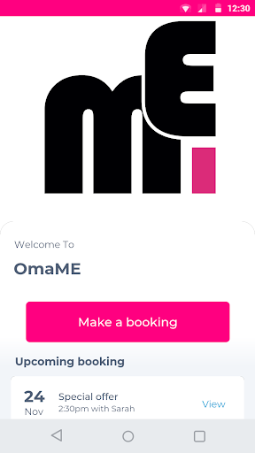 Android application OmaME screenshort