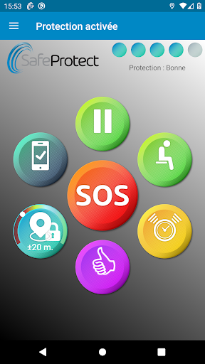 Android application SafeProtect screenshort