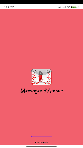 Android application romantique SmS d'amour 2024 screenshort