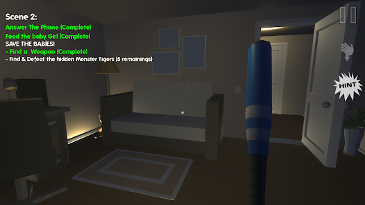 Screenshot 2 Scary Baby Kids 2: Simulador d android