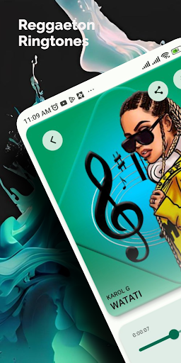 Android application Reggaeton ringtones screenshort