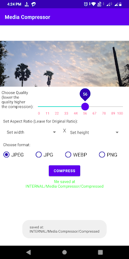 Media Compressor Screen 3