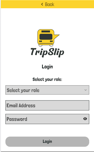 TripSlip Screen 2