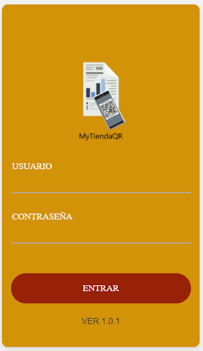 Android application MyTiendaQR screenshort