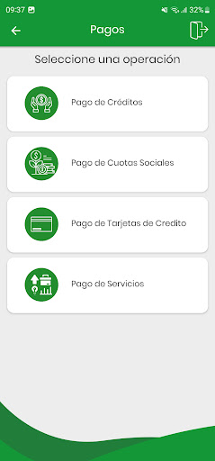 COOPERATIVA PINOZA LTDA. Screen 3