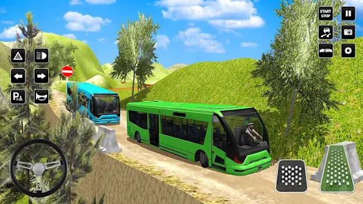 Uphill Off Road Driving Simulador de jogo de ônibus: ônibus da cidade real  Bus Driver Jumbo veículos maravilhosas rotas interiores articulados ônibus  escolares duplos deserto neve dupla ambiente  montanhoso::Appstore for Android