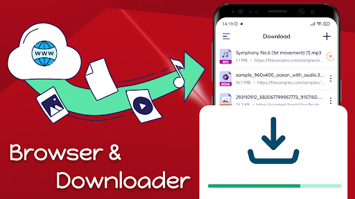 File downloader - Fast browser 1