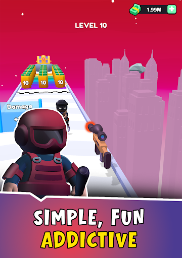 Shooting Rush Gun Runner 3D