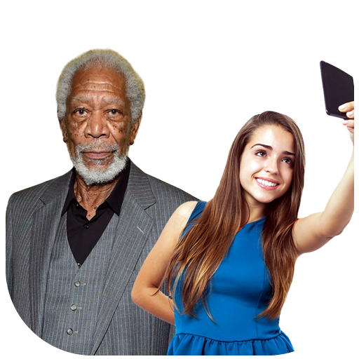 Selfie With Morgan Freeman logo