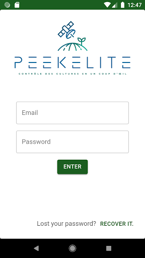 Android application Peekelite screenshort