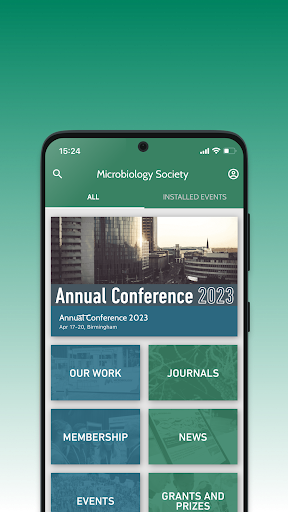 Android application Microbiology Society screenshort