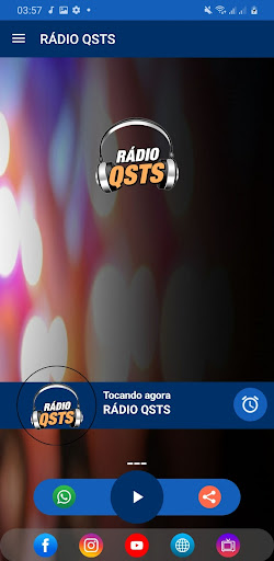 Android application Rádio QSTS screenshort