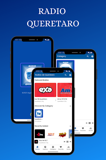 Android application Radios de Queretaro Online screenshort