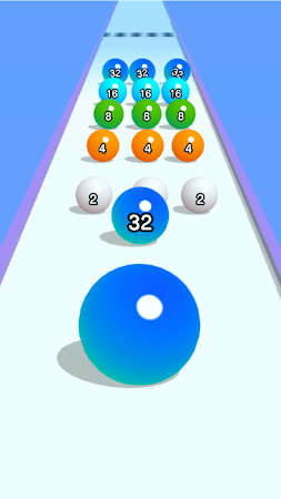 Game screenshot Ball Run 2048: merge number apk download