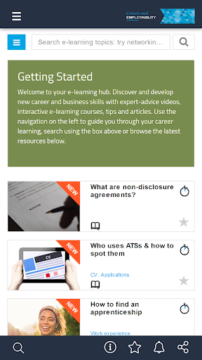 Android application Keele Careers Online screenshort