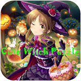 Cute Witch Puzzle icon