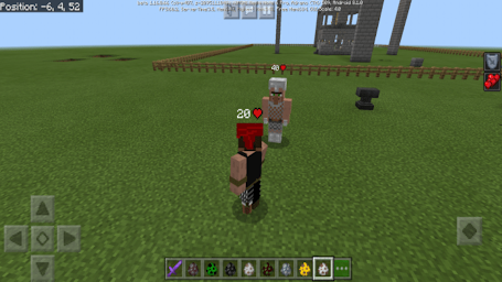 MCPE Healt Bar Mod