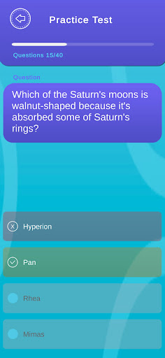 Space Quiz Trivia Screen 3