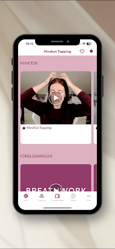 Android application Mindset Tapping screenshort